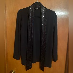 Ladies size small dressy black cardigan from Laura Petites
